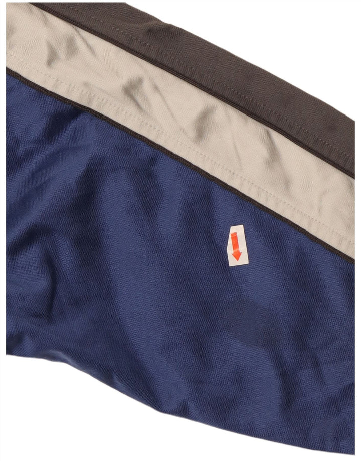 Top μπουφάν Kappa Boys Tracksuit 9-10 Years Large Blue Colorblock Polyester