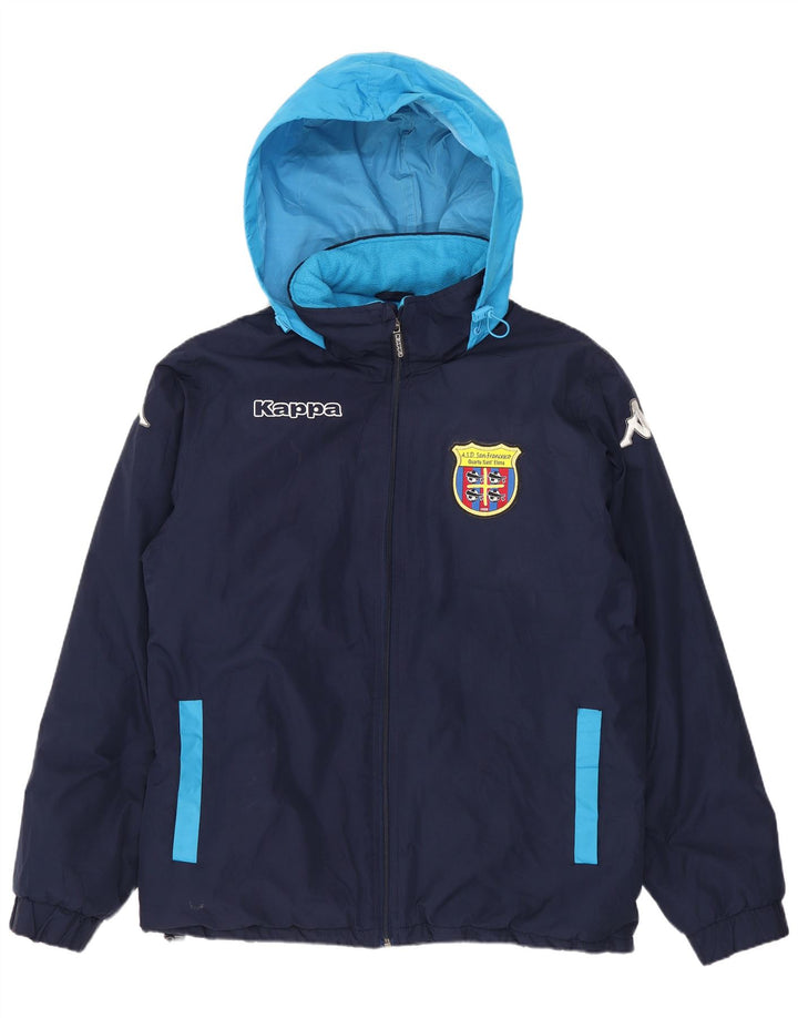 Ανδρικό Μπουφάν Kappa Γραφικό Αντιανεμικό UK 38 Medium Navy Blue