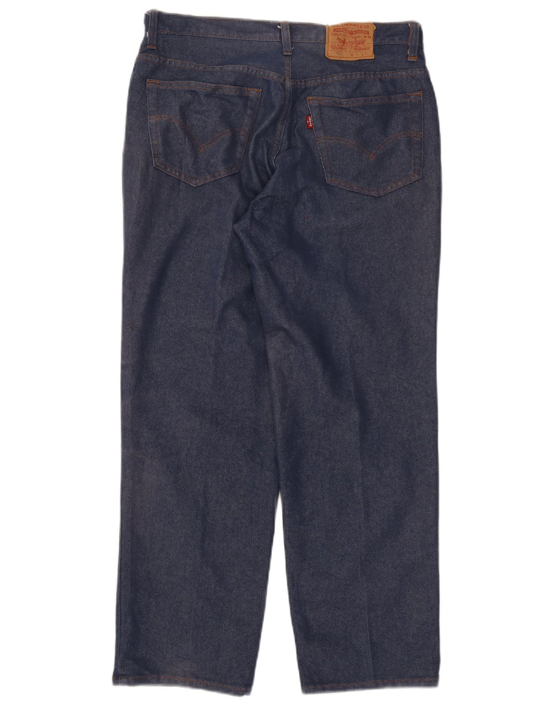 Levi's Womens 501 Straight Jeans W30 L28 Navy Blue