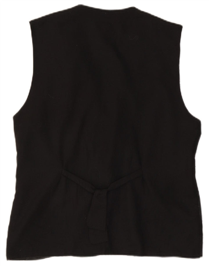 ACCORDO Γυναικείο Γιλέκο UK 14 Medium Black Patchwork