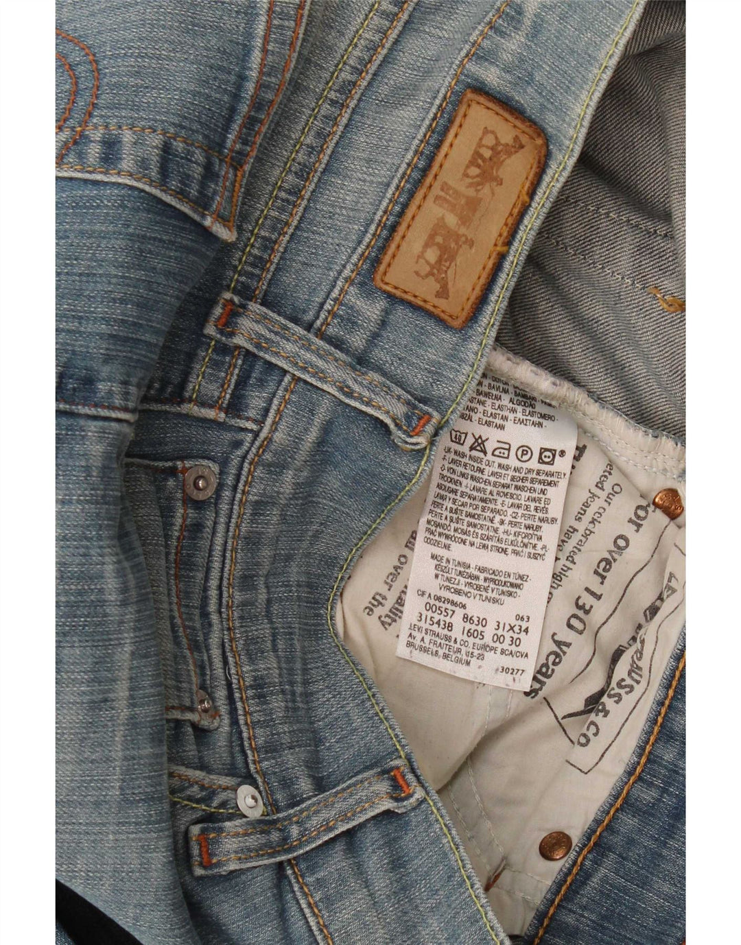 Γυναικείο τζιν Levi's Eve Straight W31 L34 Blue Cotton