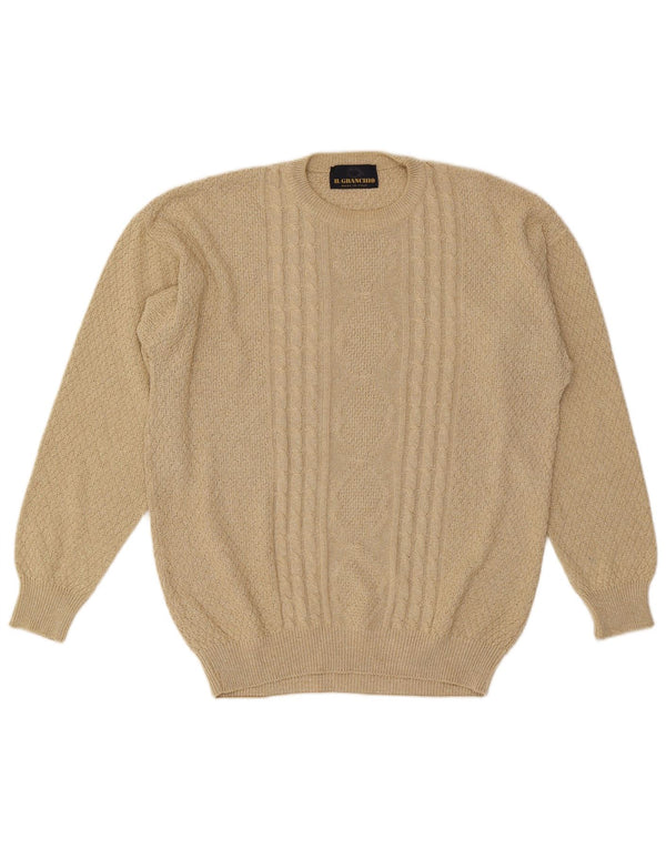 Ανδρικό πουλόβερ Il Granchio Crew Neck Jumper Large Beige