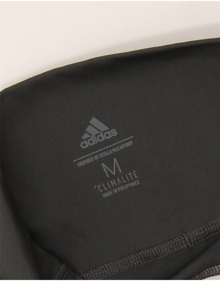 Γυναικείο κολάν Adidas Climalite UK 12 Medium Grey Animal Print