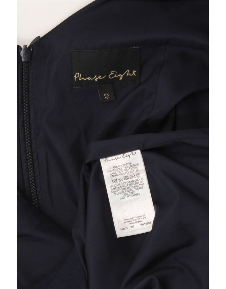 Γυναικείο αμάνικο φόρεμα Phase Eight UK 12 Medium Navy Blue Polyester