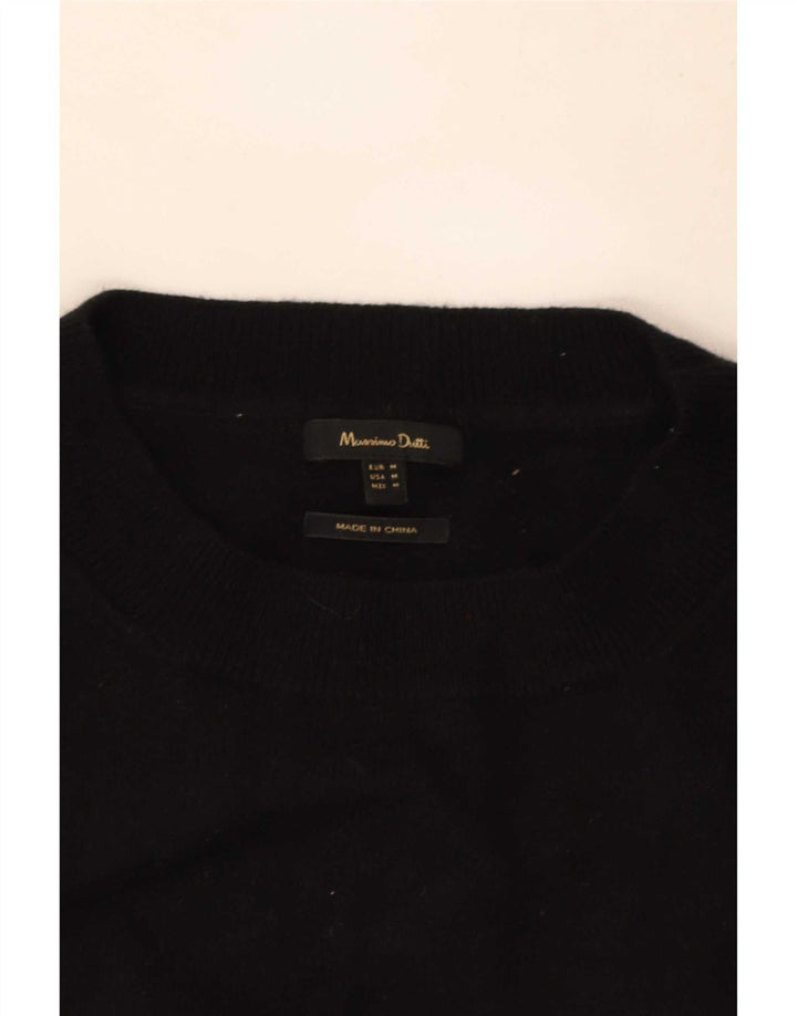 Γυναικείο πουλόβερ Massimo Dutti Crew Neck Jumper UK 14 Medium Black