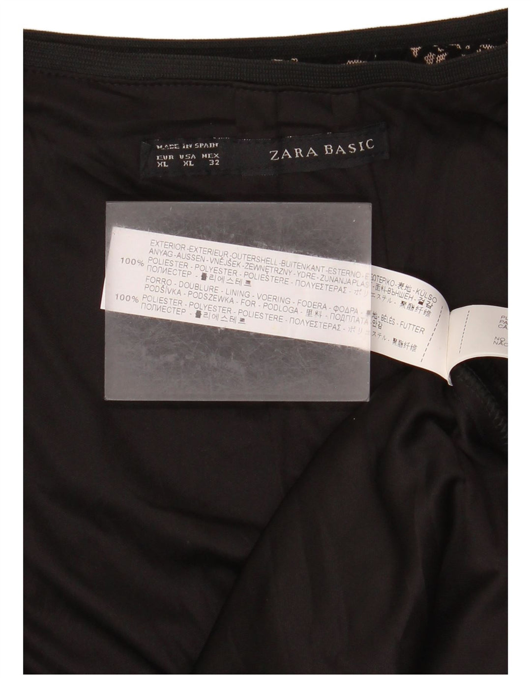 Zara Γυναικεία Midi Φούστα XS W30 Μαύρο Floral Πολυεστέρας