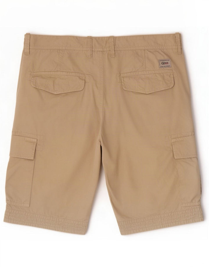 Gaudi Ανδρικό κανονικό σορτς Cargo Medium W31 Beige βαμβακερό