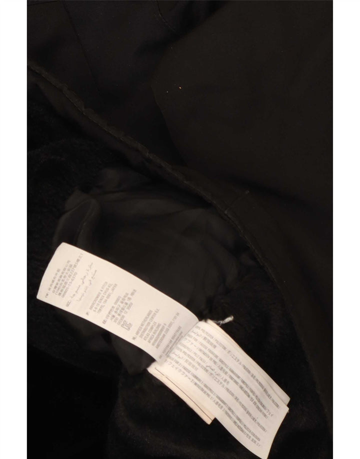 Hollister Ανδρικό μπουφάν σκι με κουκούλα UK 36 Small Black Polyester