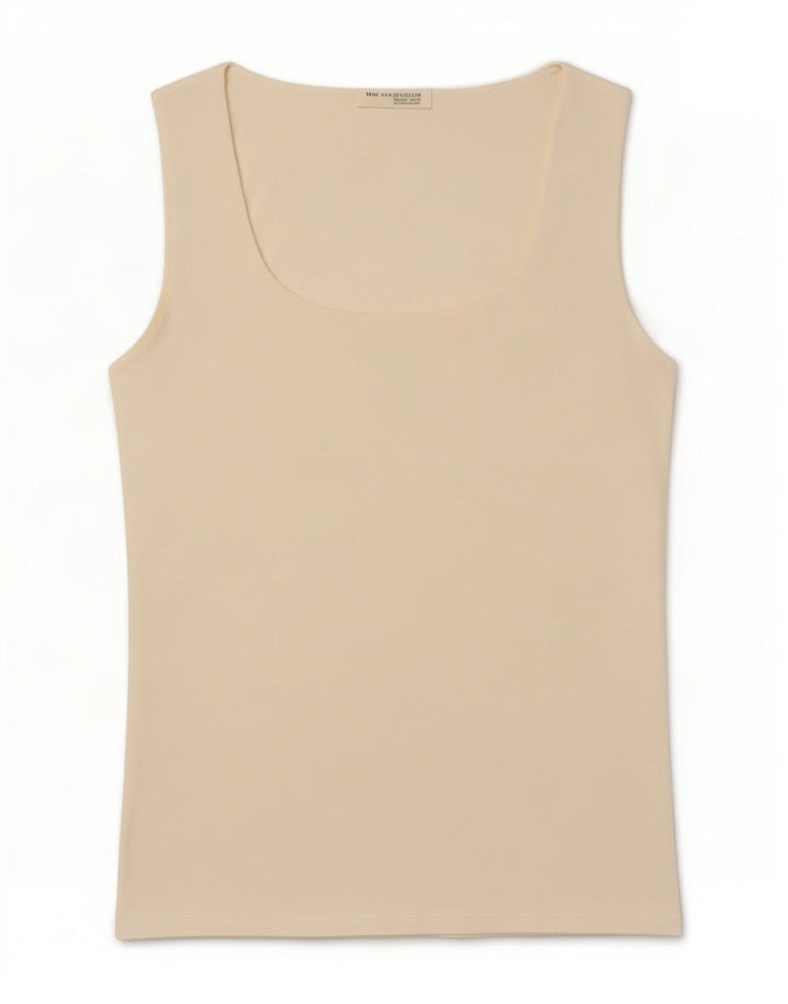 Zara Γυναικείο Γιλέκο UK 14 Large Off White Polyamide