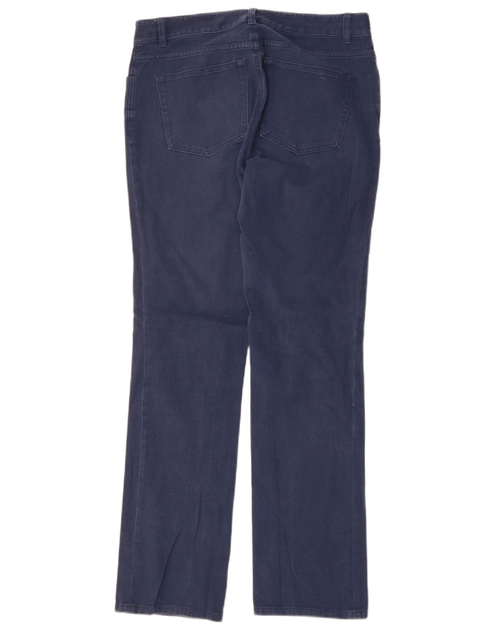 CHAPS Γυναικείο κωνικό casual παντελόνι US 8 Medium W32 L32 Navy Blue Cotton