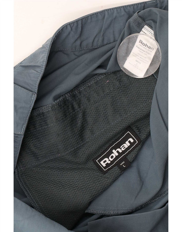 Rohan Ανδρικό Παντελόνι Πεζοπορίας Cargo Large W36 L29 Blue Polyamide
