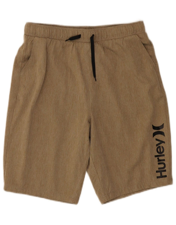 Hurley Boys Graphic Sport Short 12-13 Years Beige Polyester