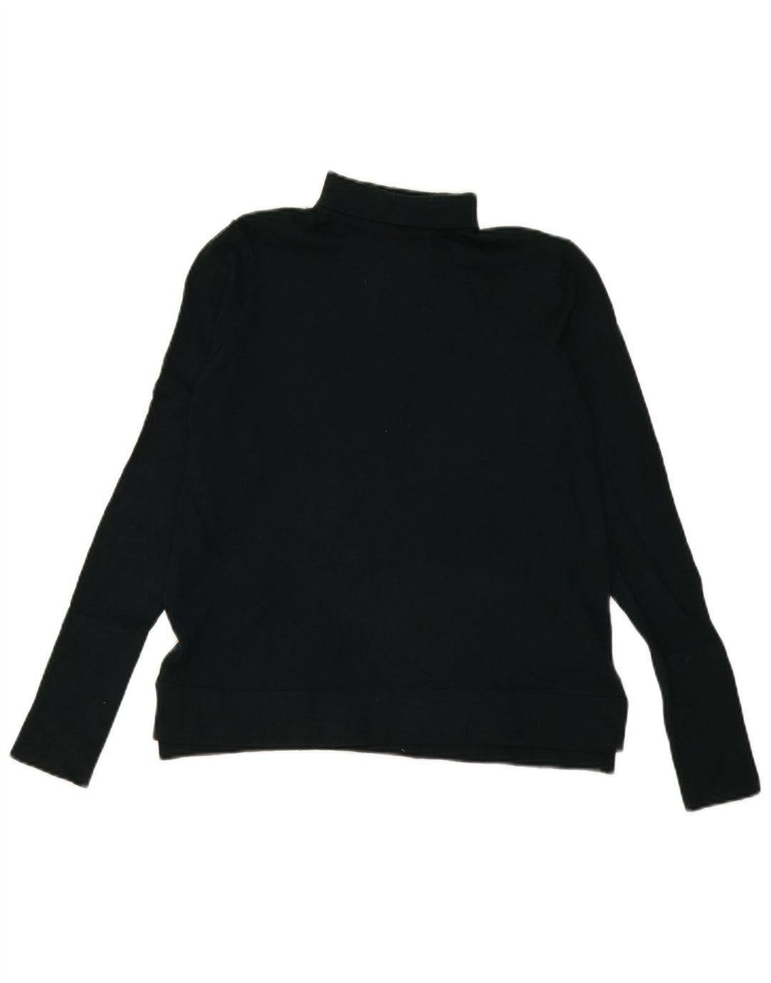 Zara Γυναικείο πουλόβερ με ρολό λαιμόκοψη UK 14 Medium Green Modal