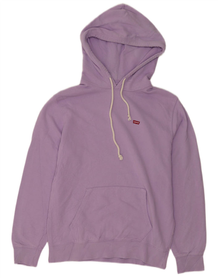 Ανδρικό Levi's Standard Hoodie Jumper από μεσαίο μωβ βαμβακερό