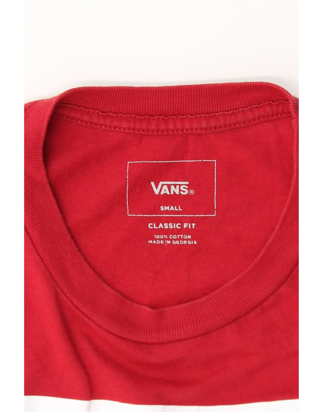Ανδρικό VANS Classic Fit Graphic Top Μακρυμάνικο μικρό κόκκινο βαμβακερό