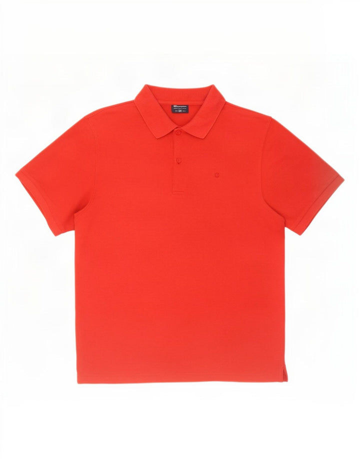 Ανδρικό μπλουζάκι πόλο Champion Medium Red