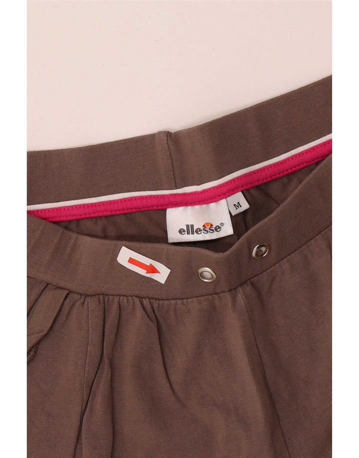Ellesse Γυναικεία φόρμα παντελόνι UK 12 μεσαίο καφέ βαμβακερό