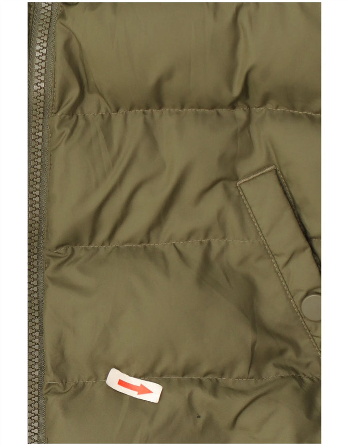 Μπουφάν Nike Boys με κουκούλα με επένδυση 10-11 ετών Medium Khaki Polyester