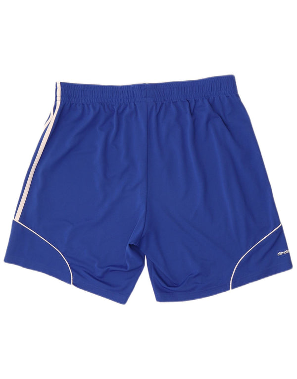Adidas Mens Climalite Sport Shorts XL Blue Polyester