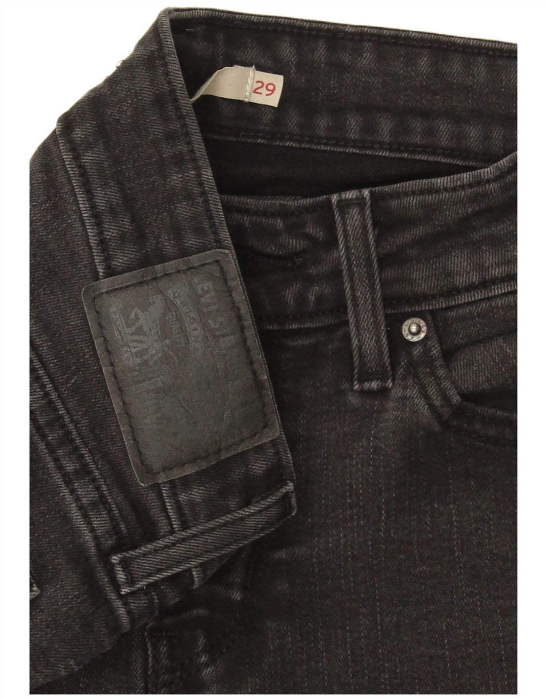 LEVI'S Γυναικείο 712 Slim Jeans W29 L30 Μαύρο