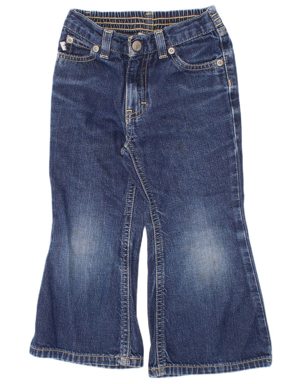 Tommy Hilfiger Girls Flared Jeans 2-3 Years W20 L14 Blue Cotton