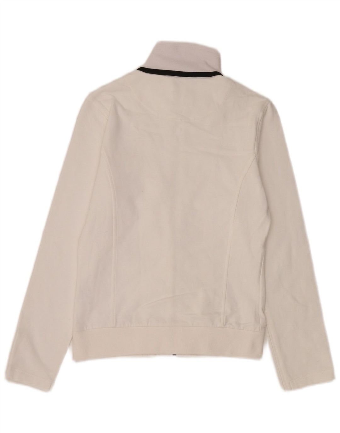 Kappa Γυναικεία αθλητική φόρμα Top Jacket UK 12 Medium White Cotton