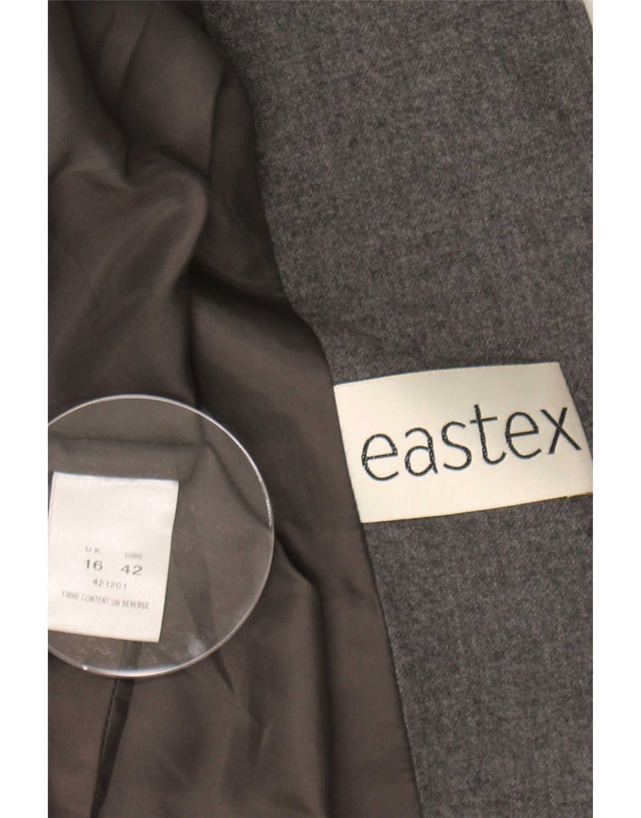 Eastex γυναικείο μπουφάν blazer UK 16 Large Grey Wool