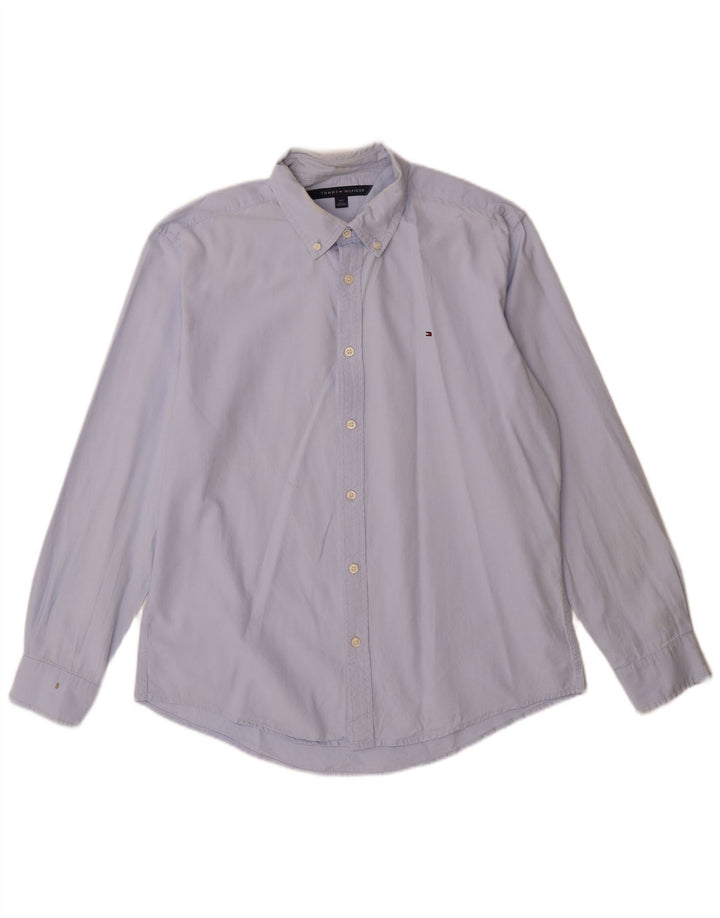 Ανδρικό πουκάμισο Tommy Hilfiger Large Blue