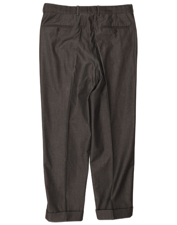 CERRUTI 1881 Ανδρικό παντελόνι με καρφίτσα IT 50 Large W32 L30 Grey Classic