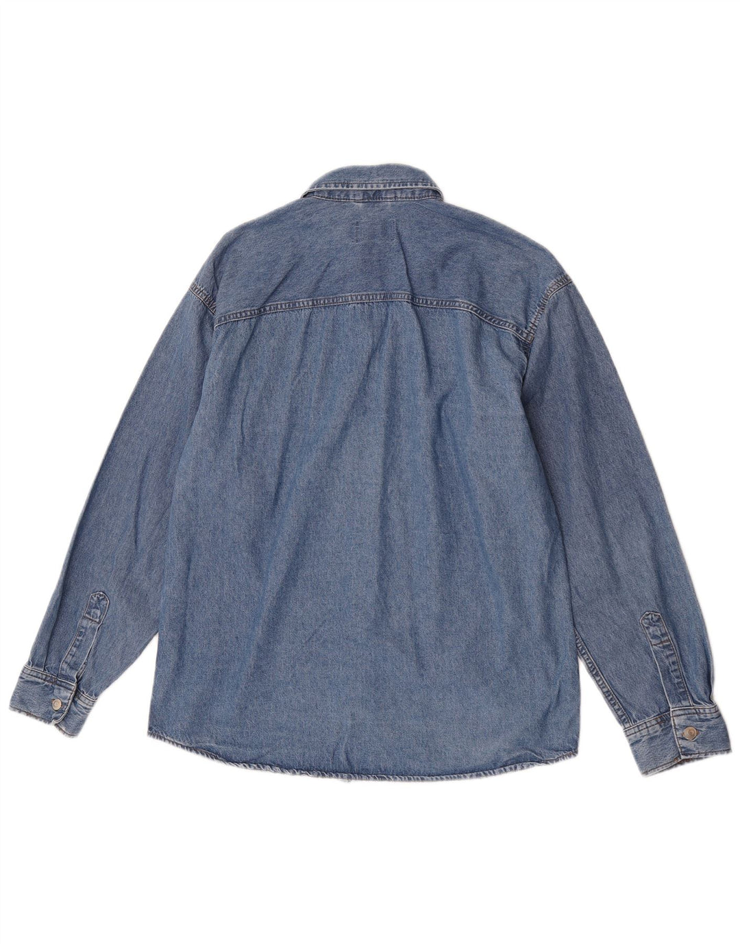 Jack & Jones Ανδρικό τζιν πουκάμισο μεγάλο μπλε βαμβακερό