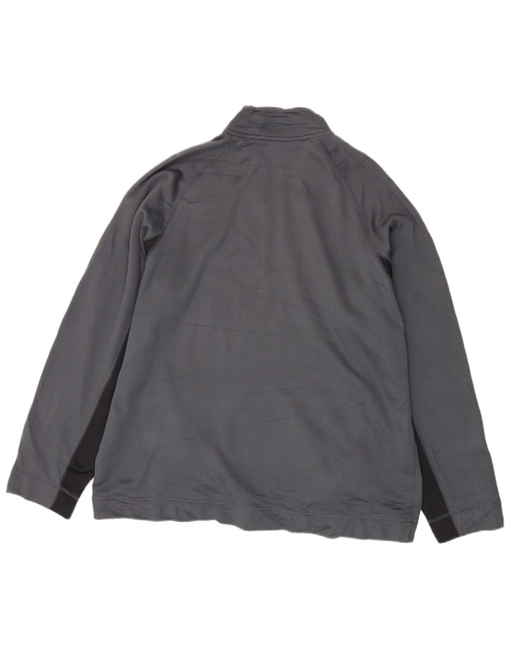 Ανδρικό φούτερ Reebok με φερμουάρ Jumper 2XL Γκρι πολυεστέρας