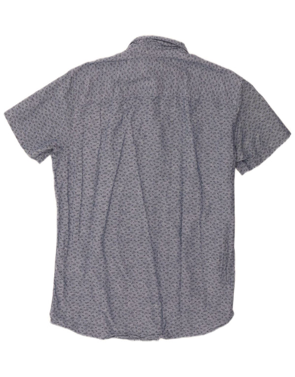 Jack & Jones Ανδρικό πουκάμισο Slim Fit μεγάλο μπλε βαμβακερό