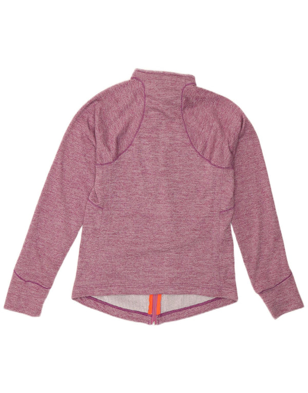 Γυναικεία αθλητική φόρμα REEBOK Top Jacket UK 8/10 Small Purple Flecked Polyester