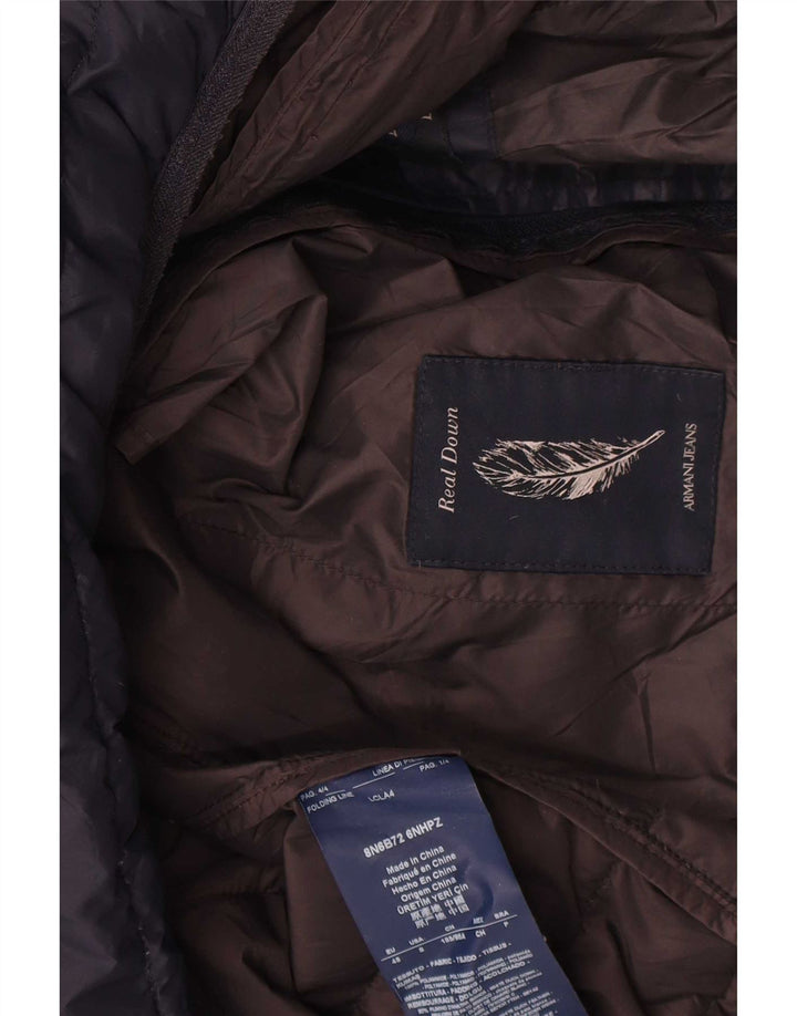 Armani Jeans Ανδρικό μπουφάν με επένδυση IT 48 Medium Navy Blue Polyamide