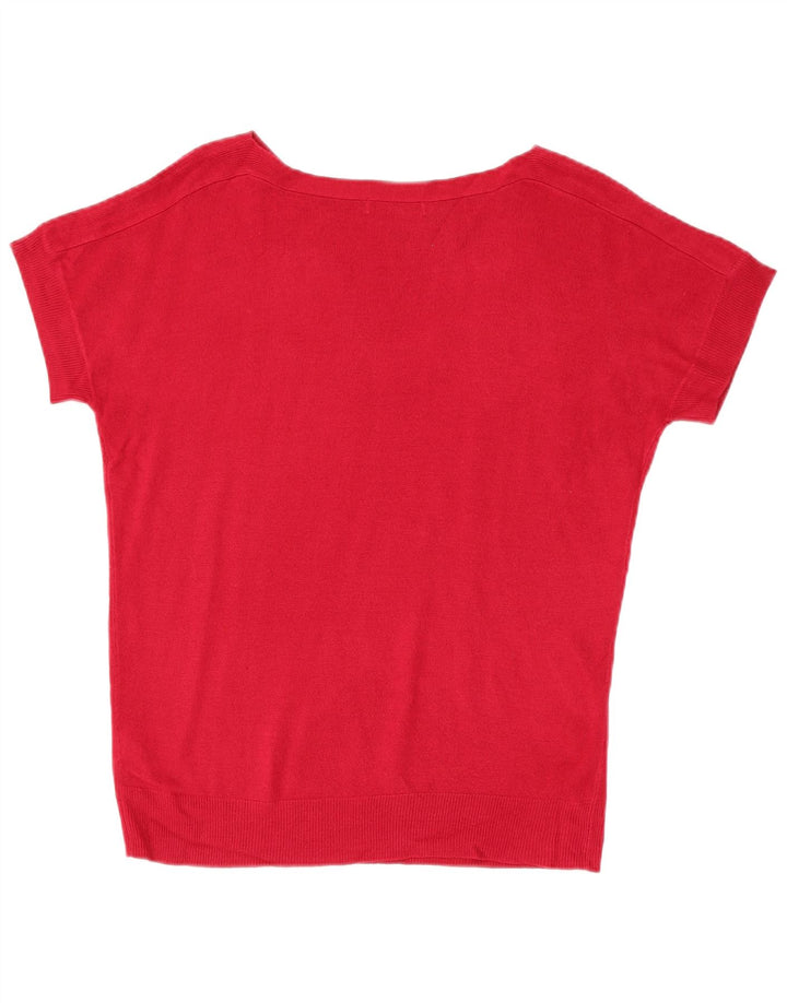 Marks & Spencer Γυναικείο πουλόβερ με λαιμόκαυστο UK 12 Medium Red