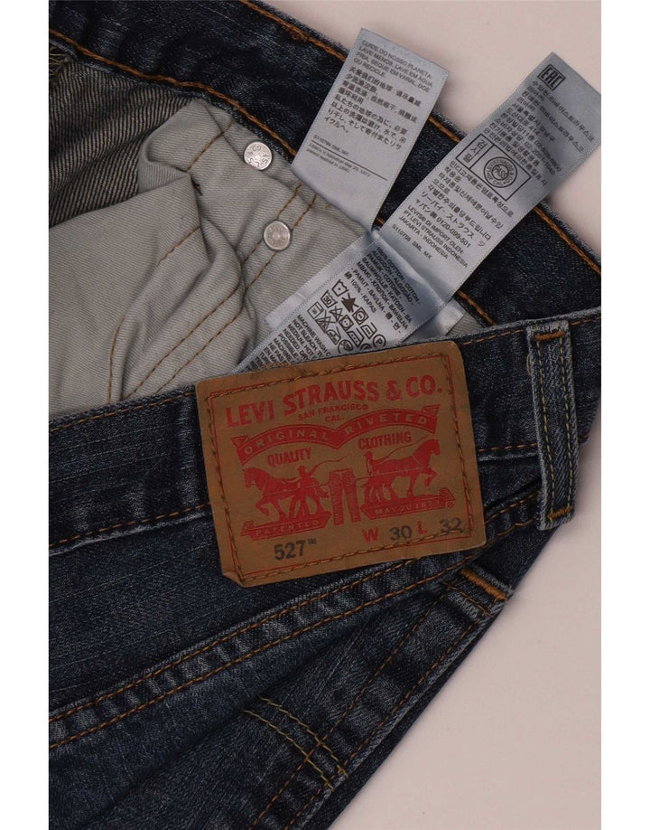 Levi's Mens 527 Bootcut Jeans W30 L29 Μπλε βαμβακερό