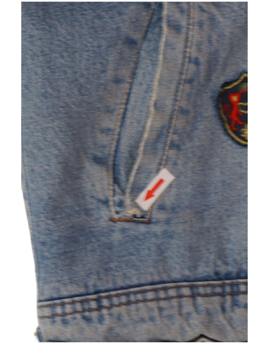 POP 84 Ανδρικό τζιν Sherpa Jacket UK 38 Medium Blue