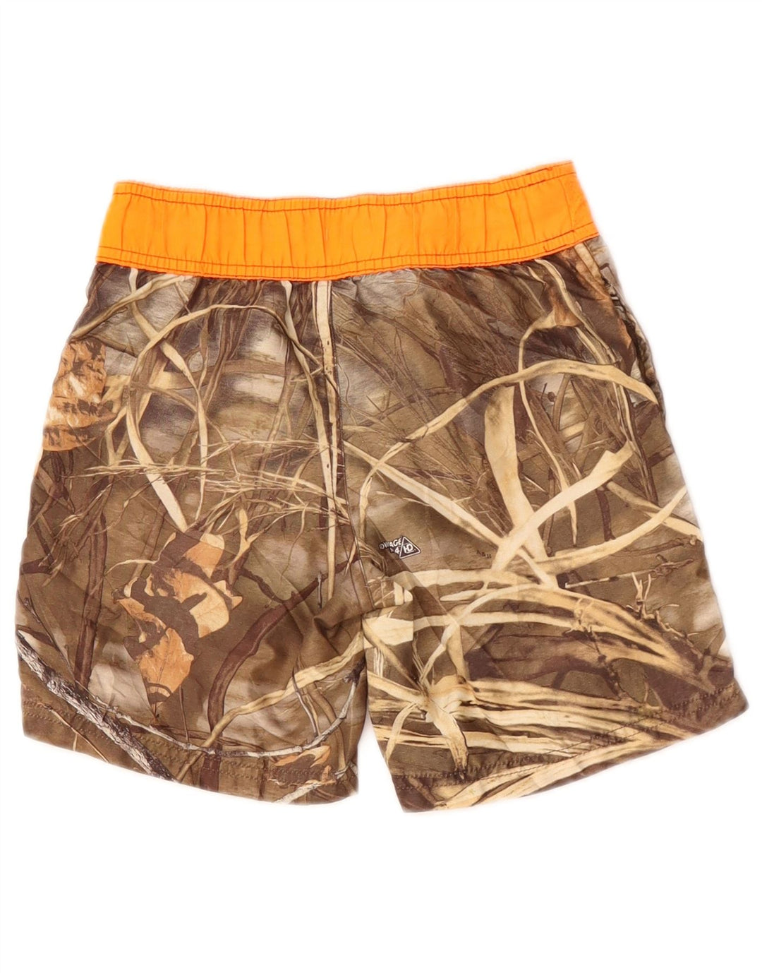 VINTAGE Αγόρια Μαγιό Σορτς 4-5 ετών Καφέ Καμουφλάζ Πολυεστέρας
