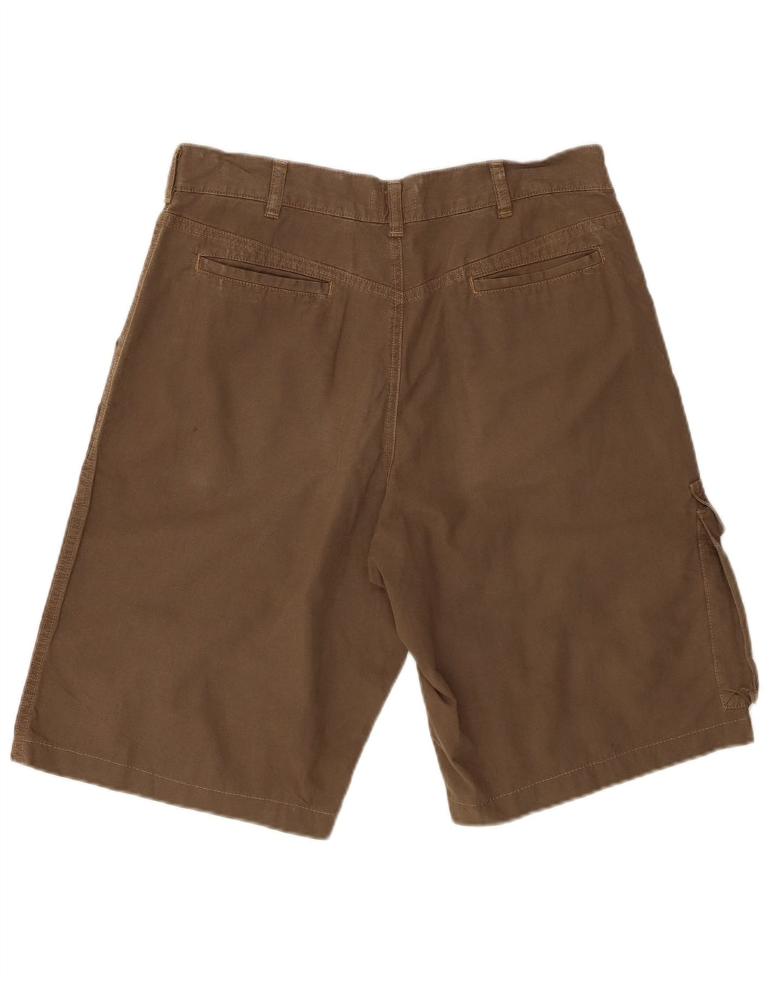 Armani Mens Cargo Shorts IT 46 Small W30 Brown Cotton