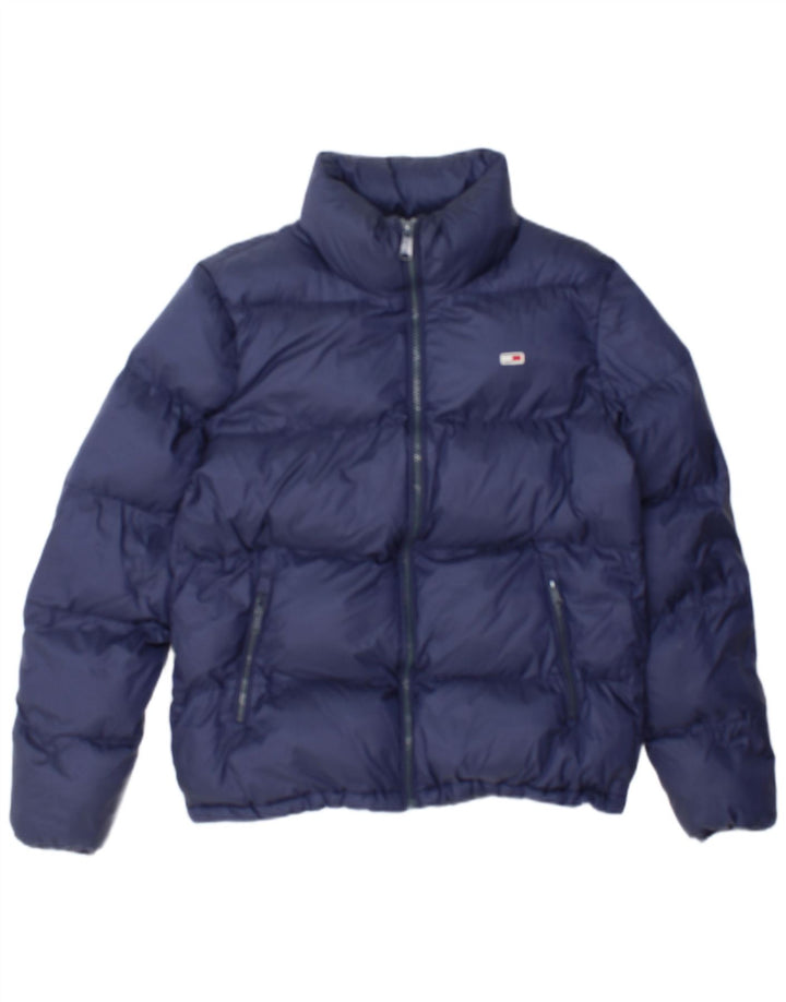 Tommy Hilfiger Ανδρικό μπουφάν με επένδυση UK 38 Medium Navy Blue Polyamide
