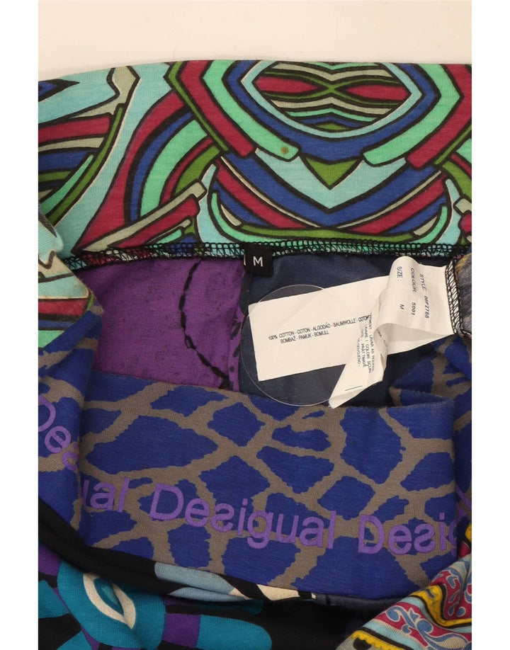 Desigual Γυναικεία γραφική φούστα A-Line μεσαία W30 πολύχρωμη Paisley