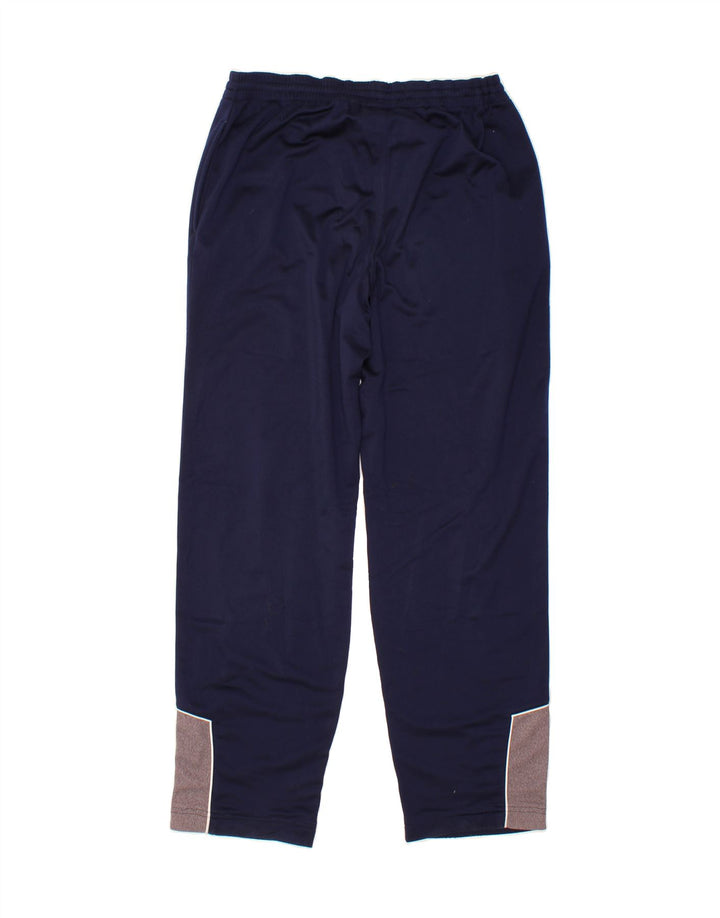 REEBOK Mens Tracksuit Trousers Medium  Navy Blue Colourblock Polyester Vintage Reebok and Second-Hand Reebok from Messina Hembry 