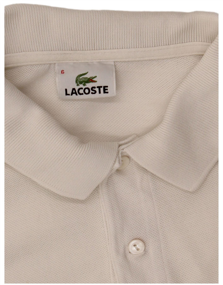 Ανδρικό πουκάμισο πόλο Lacoste 6 XL Λευκό