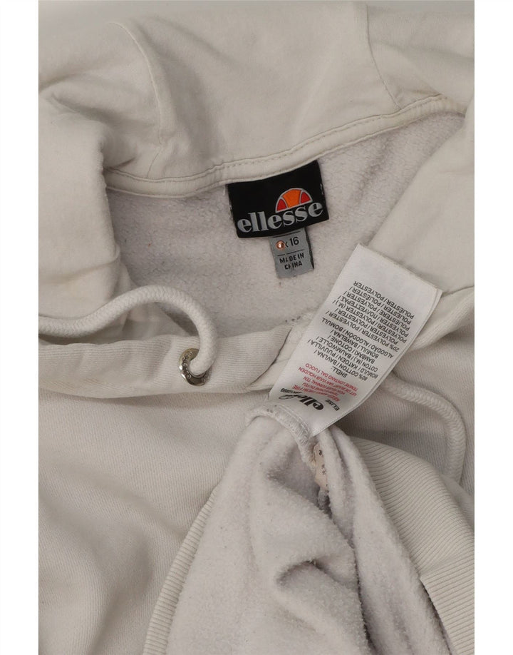 ELLESSE Γυναικείο Hoodie Jumper UK 16 μεγάλο βαμβακερό