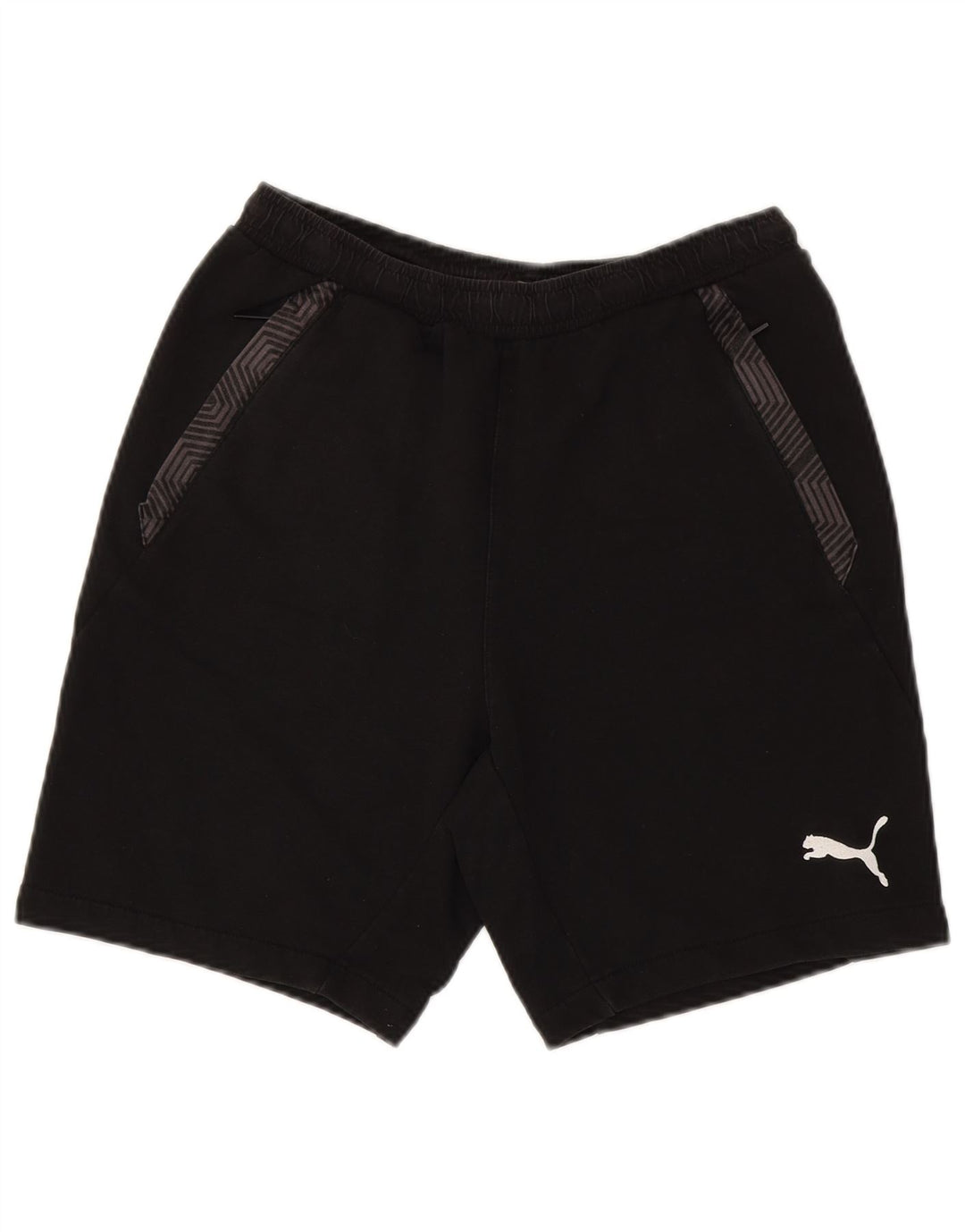 Ανδρικό αθλητικό σορτς Puma μικρό μαύρο βαμβακερό
