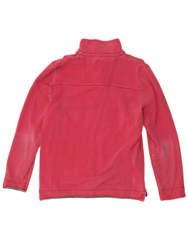 Ανδρικό Φούτερ με φερμουάρ Crew Clothing, ροζ βαμβακερό