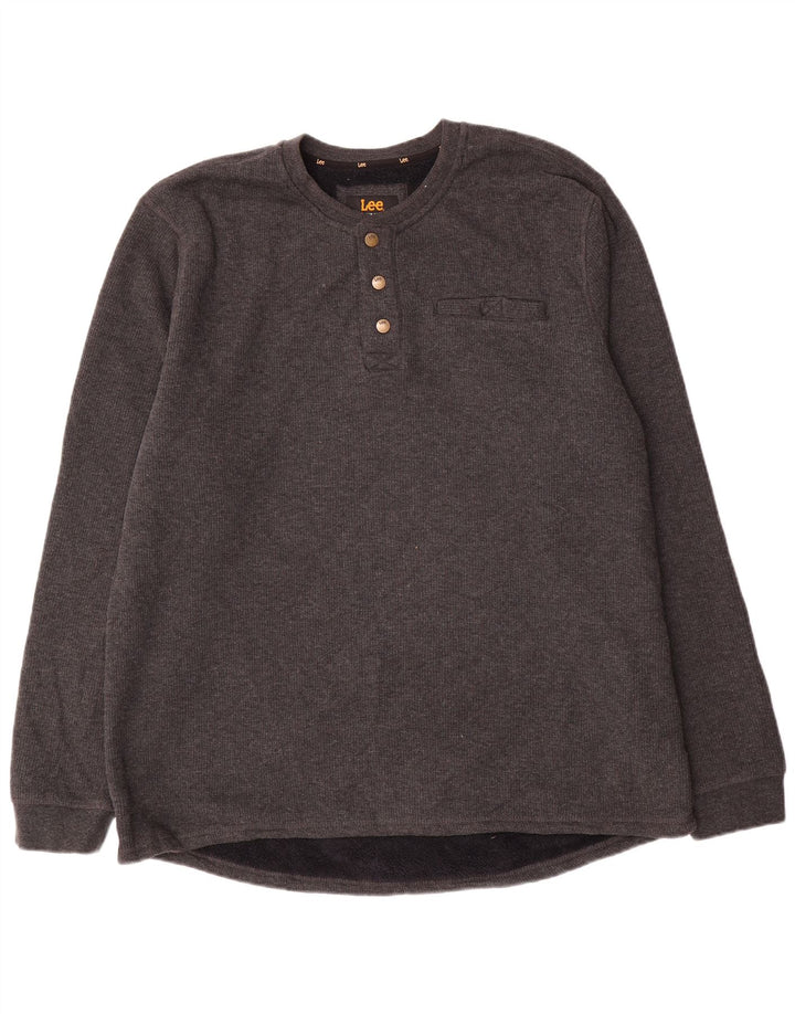 Ανδρικό φούτερ Lee Regular Fit Jumper XL Γκρι βαμβακερό
