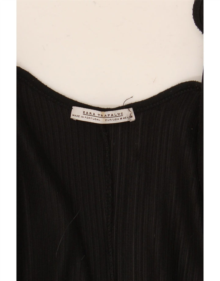 Zara Γυναικεία Ζακέτα Poncho Oversized UK 14 Medium Black