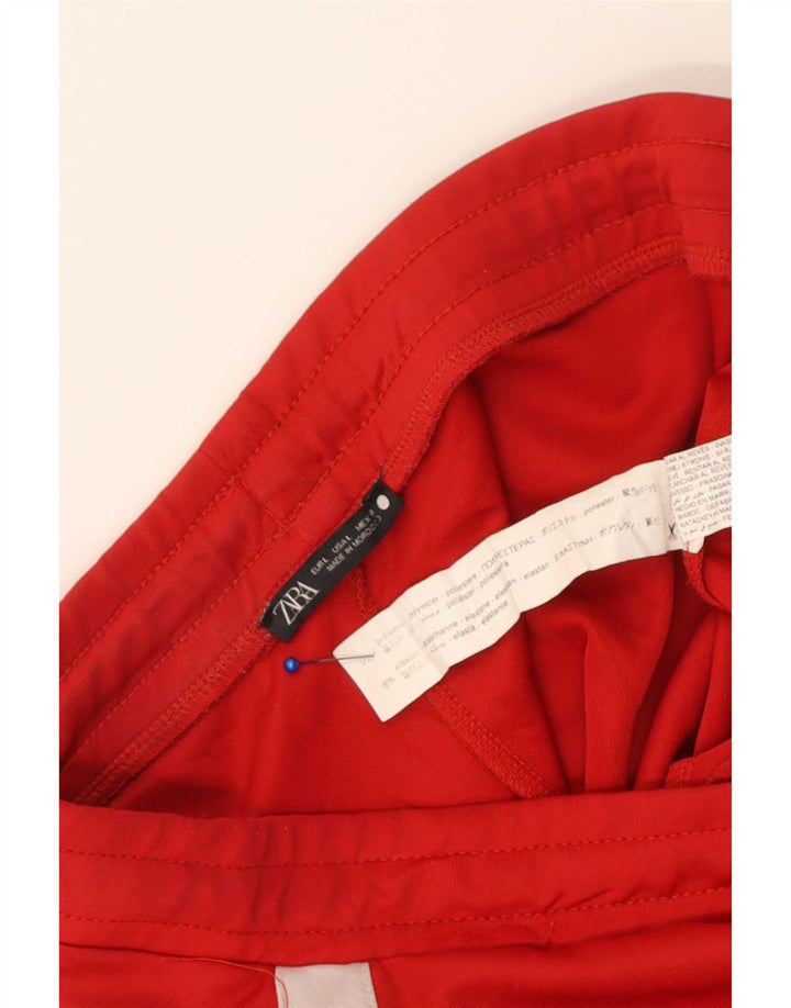 Γυναικεία αθλητική φόρμα Zara Παντελόνι EU 30 W30 L29 Κόκκινο πολυεστέρας
