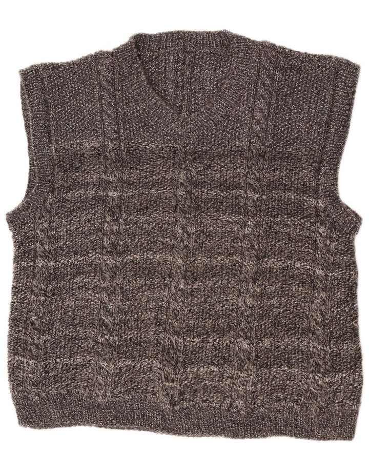 Vintage ανδρικό γιλέκο Tank Top XL Γκρι ριγέ